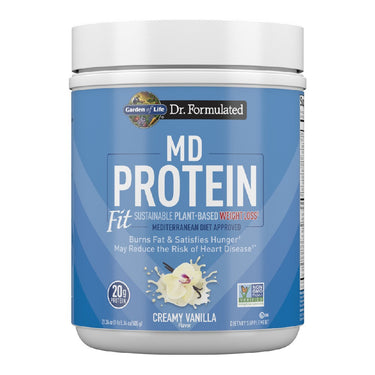 Dr. Formulated MD Protein Fit Sustainable Plant-Based Weight Loss† Creamy Vanilla - Garden of Life